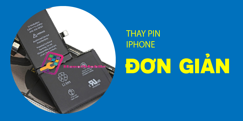 Hình 2: Thay pin iphone tại chỗ lấy ngay 